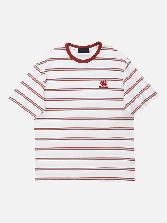 Vintage-T-Shirt mit Streifen