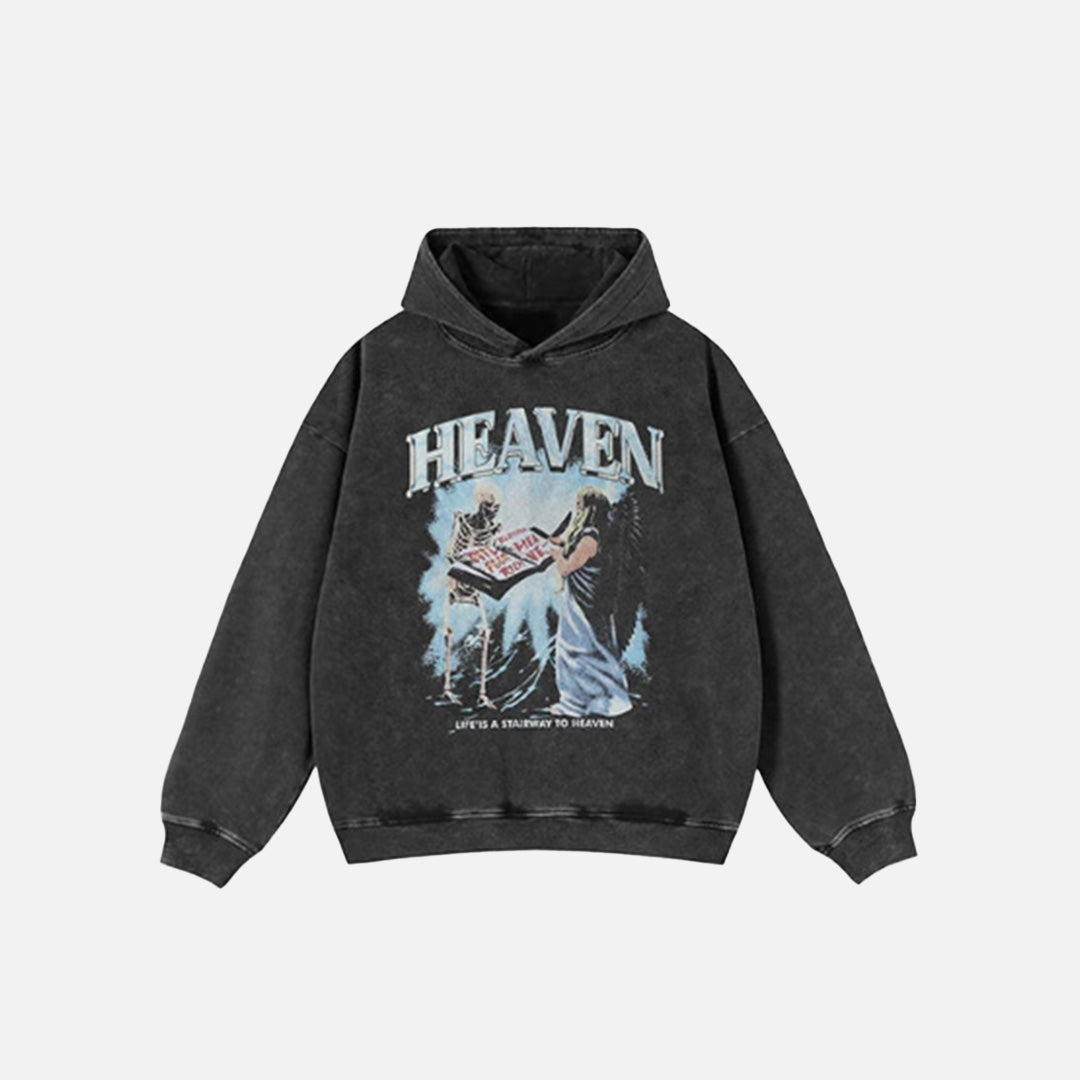 Hoodie mit Himmelstreppe-Grafik