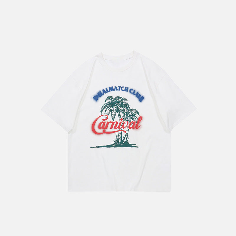 Sommerliches, lockeres Kurzarm-T-Shirt