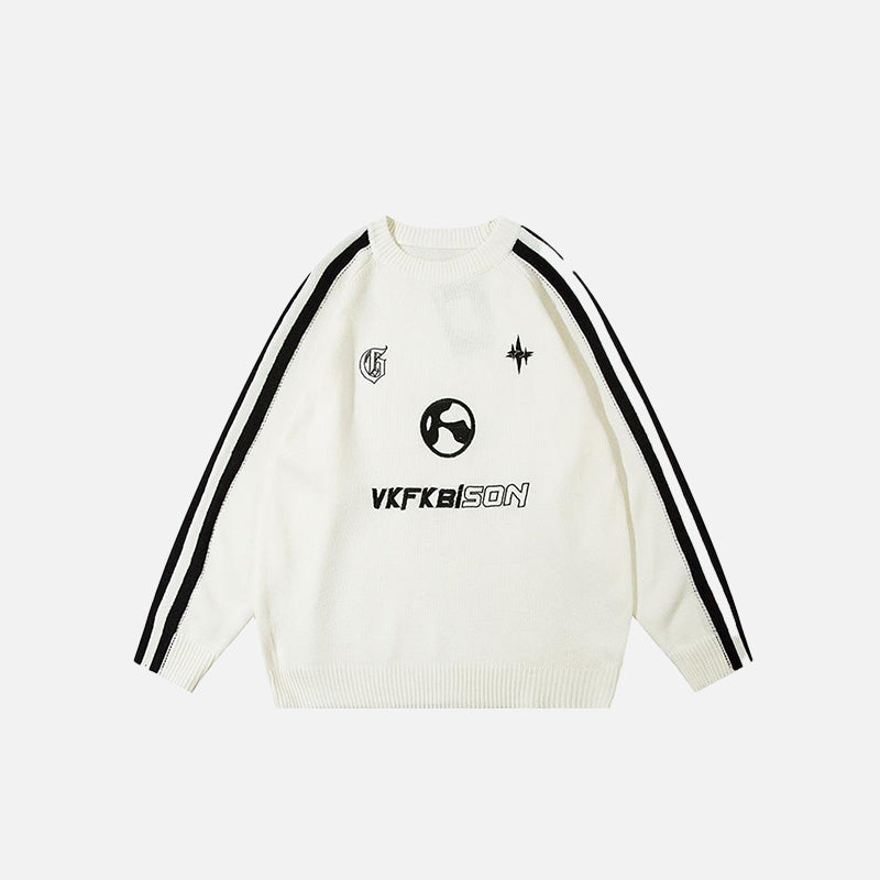 Sportlicher Pullover mit Farbakzenten