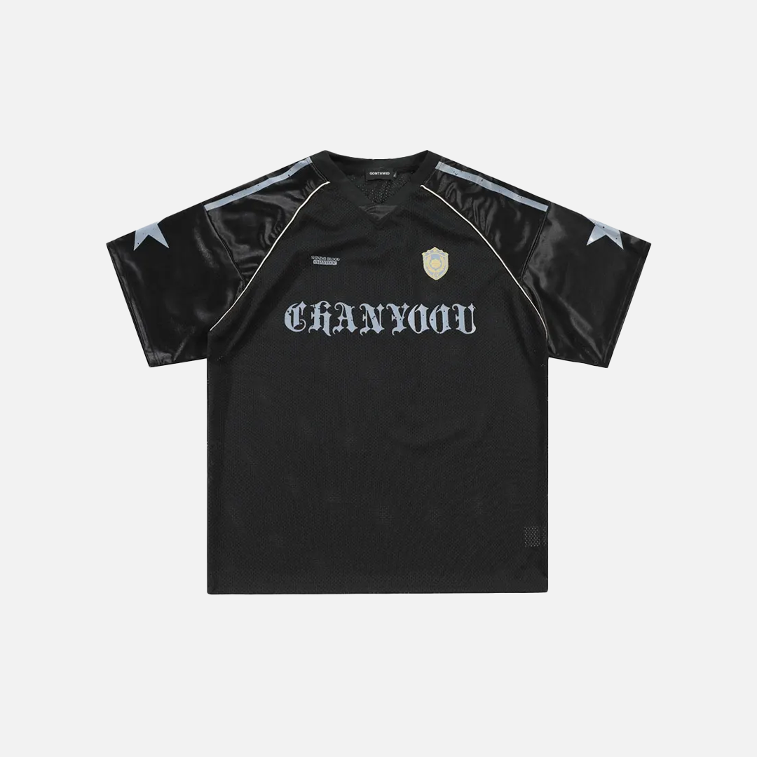 Streetwear Oversize Letter Star Graphic Sport T-Shirt