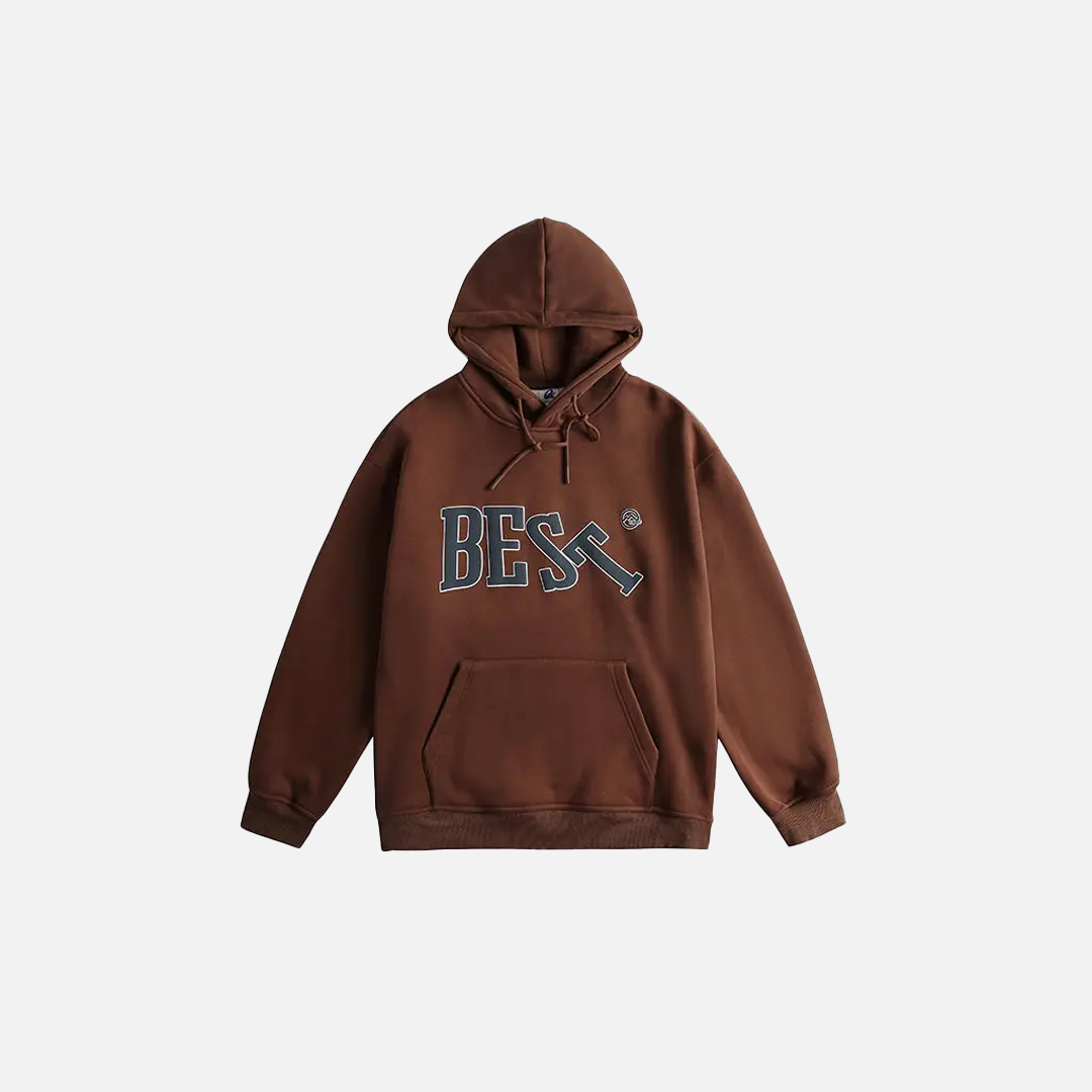 Sweat à capuche oversize en polaire coréenne chaude