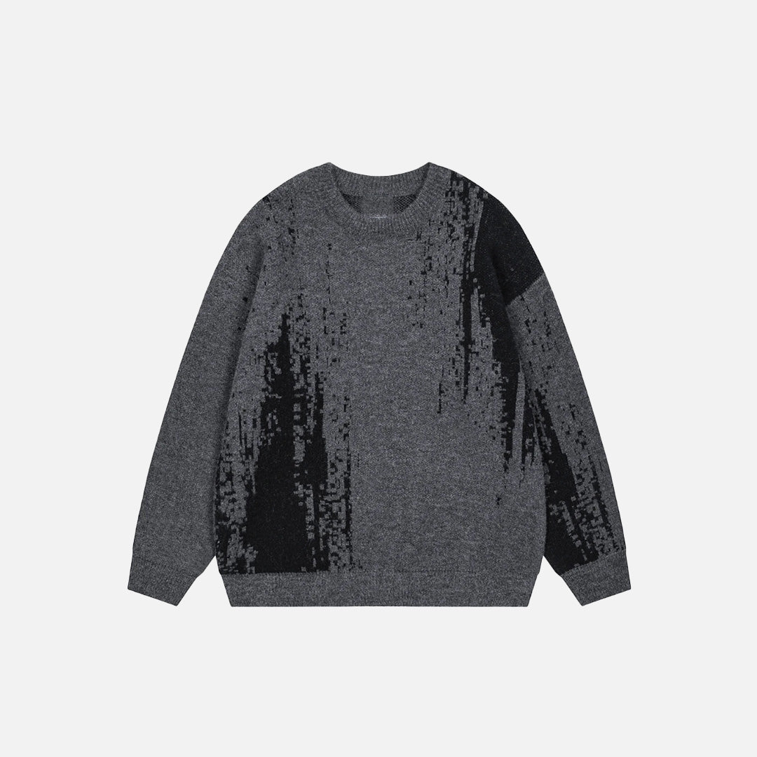 Glitch Matrix Pullover
