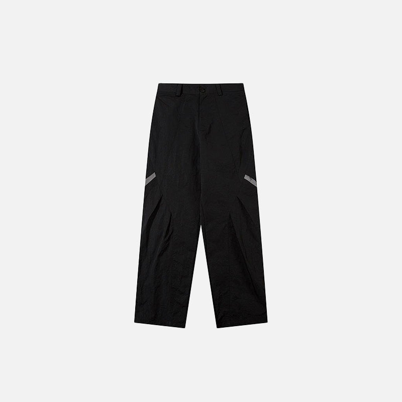 Schwarze Hose mit hohem Bund