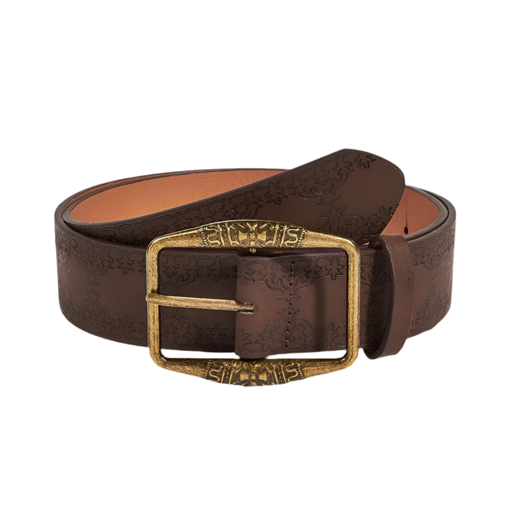 Y2K Washed PU Brown Belt