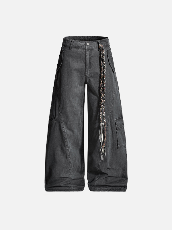 Weite Cargohose im Y2K-Ödland-Stil