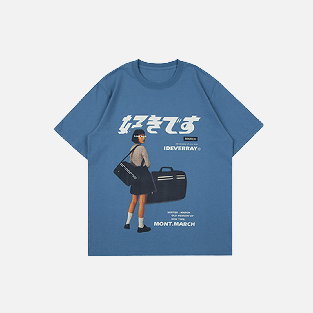 Vintage Ideverray T-Shirt aus den 90er Jahren (japanisches Design)