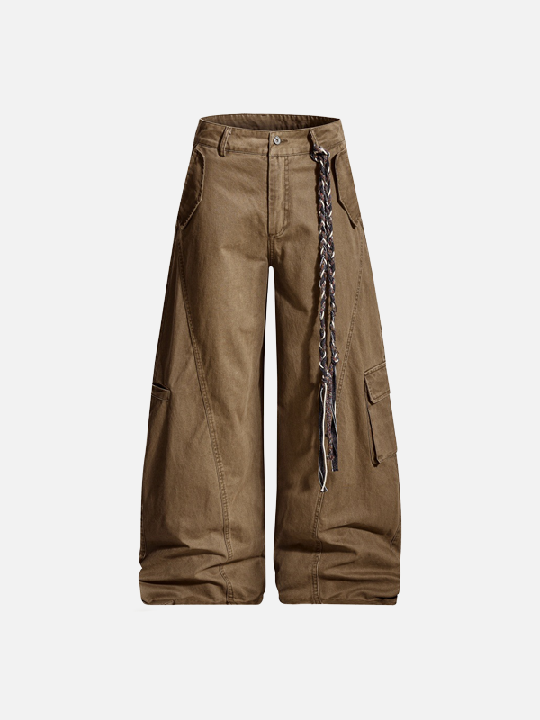 Weite Cargohose im Y2K-Ödland-Stil