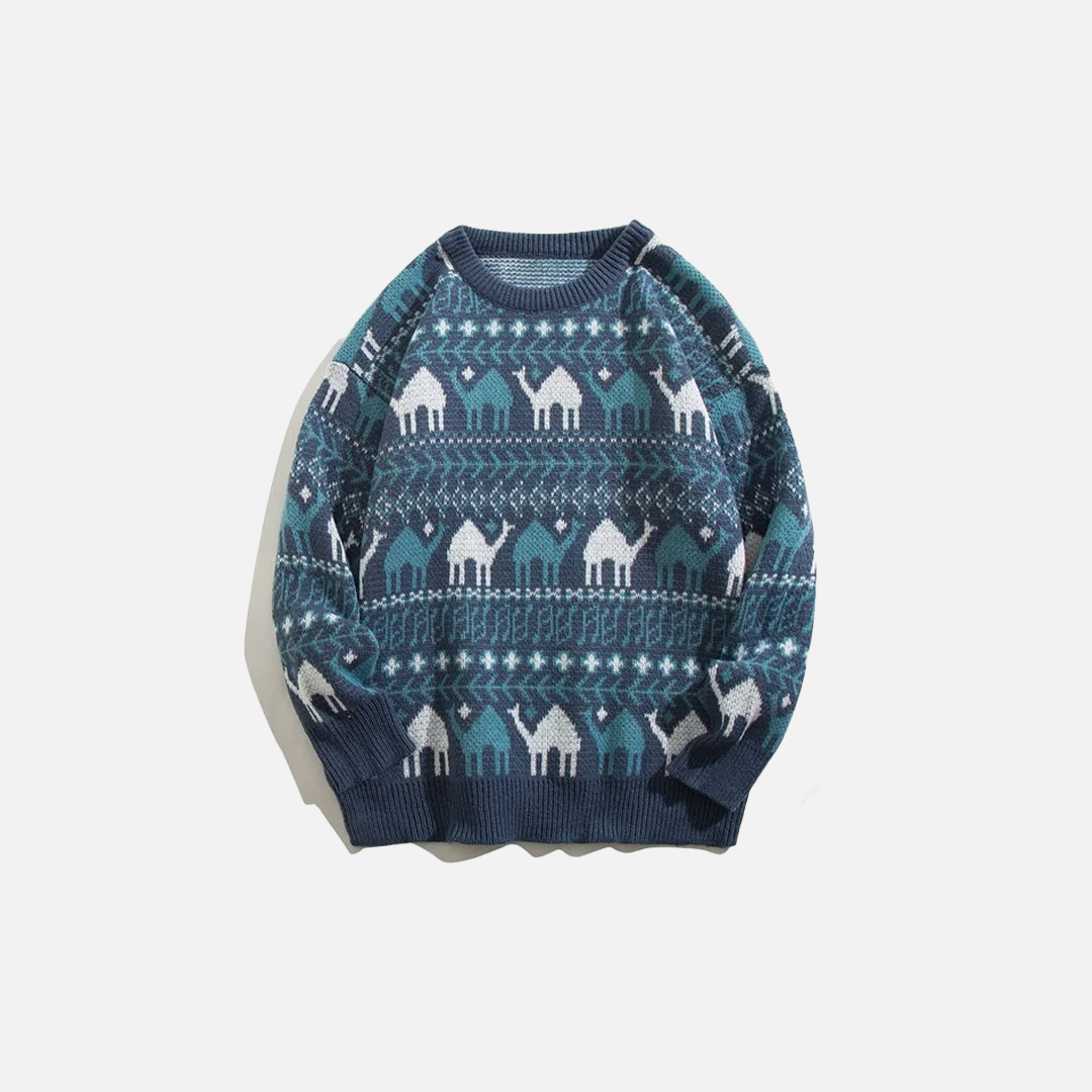 Herren Kuscheliger Winterstrickpullover