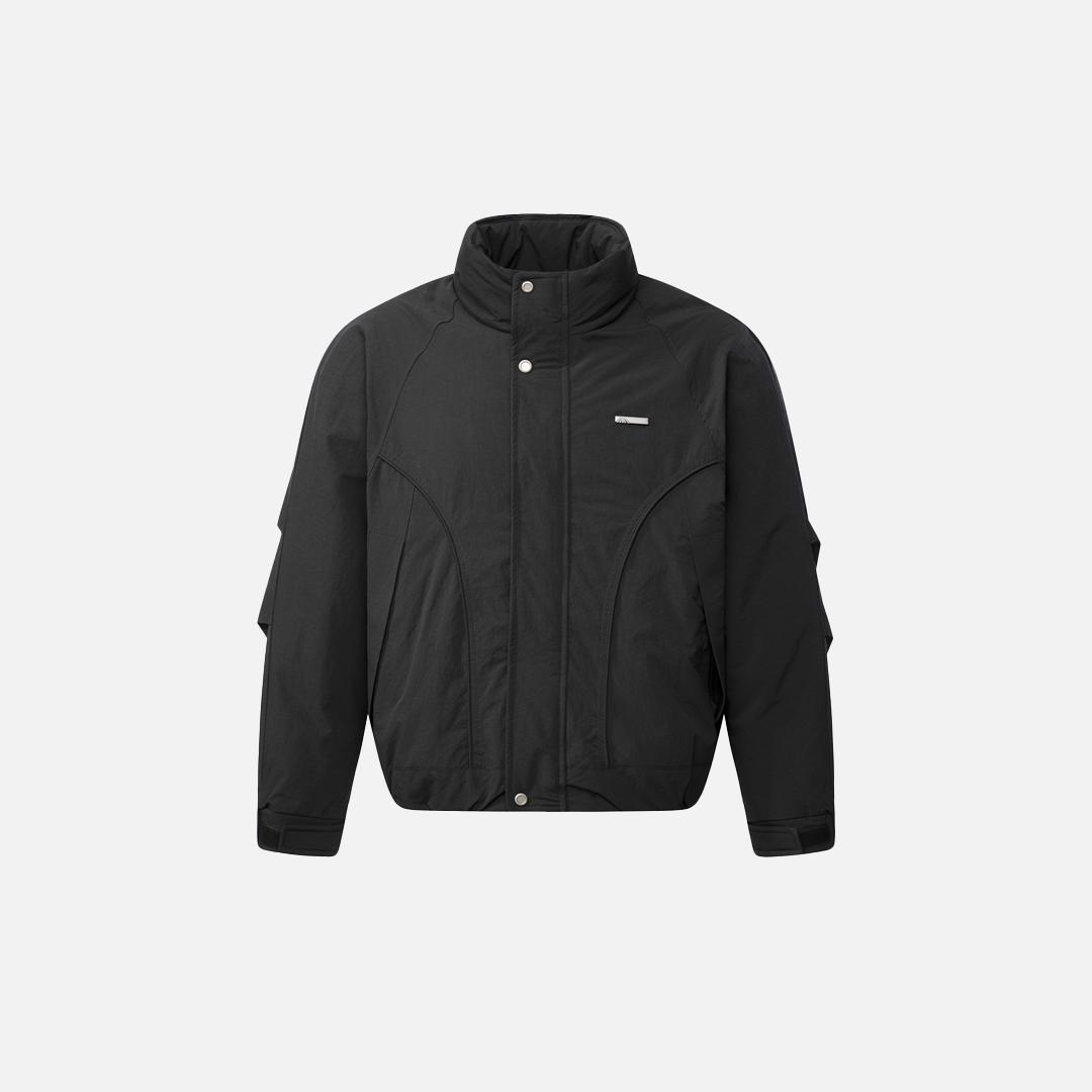 Werkzeugjacke im europäischen Stil mit Stehkragen