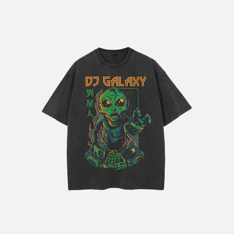 T-shirt à imprimé extraterrestre DJ Of The Galaxy