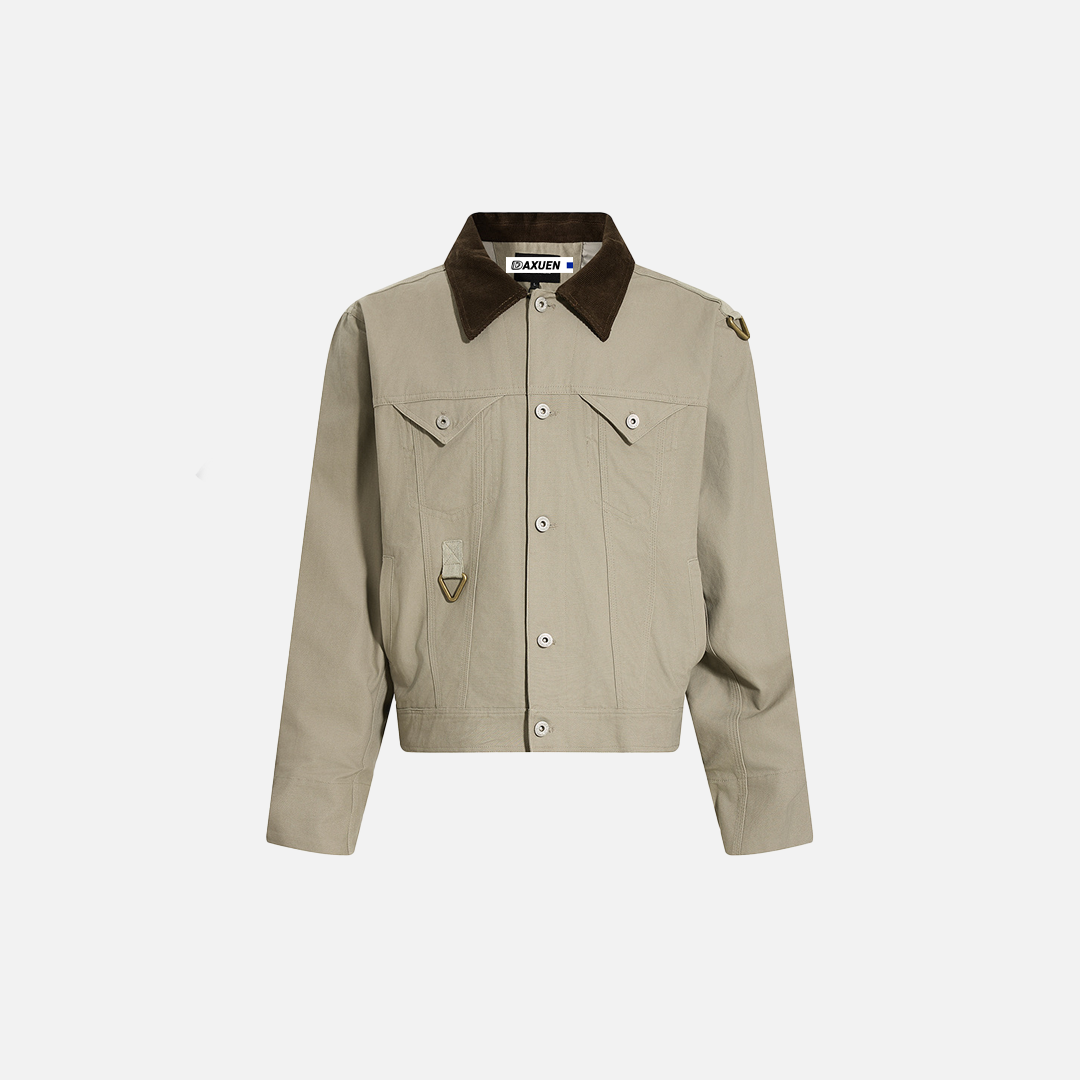 Autumn Mountain Outdoor Canvas Workwear Jacket