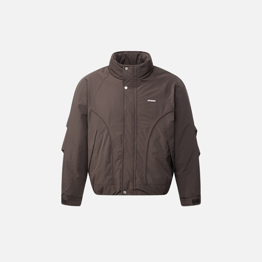 Werkzeugjacke im europäischen Stil mit Stehkragen