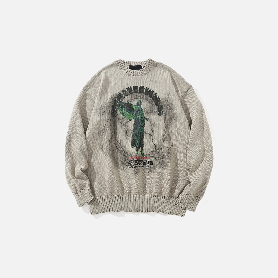 Pullover mit Blitzmuster
