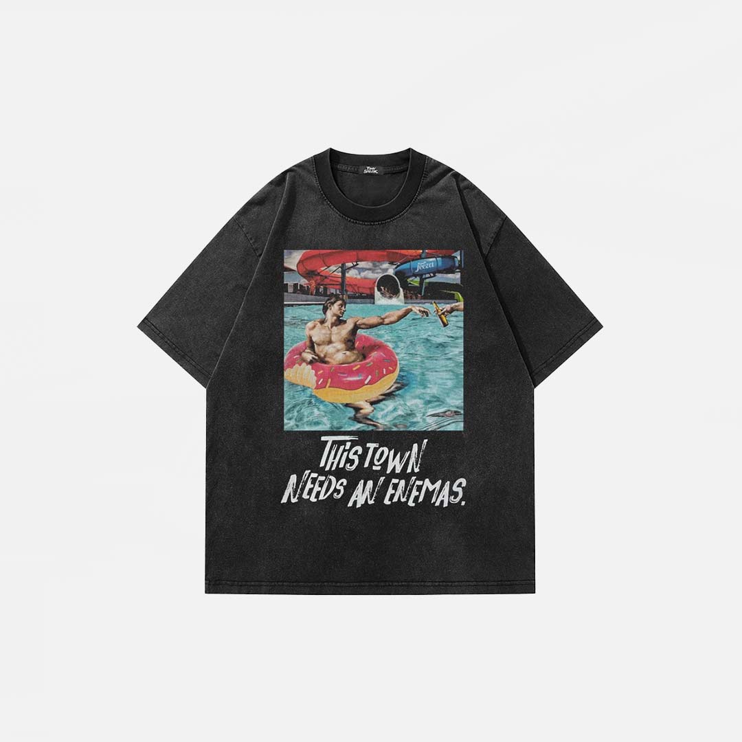 T-shirt oversize à imprimé graphique