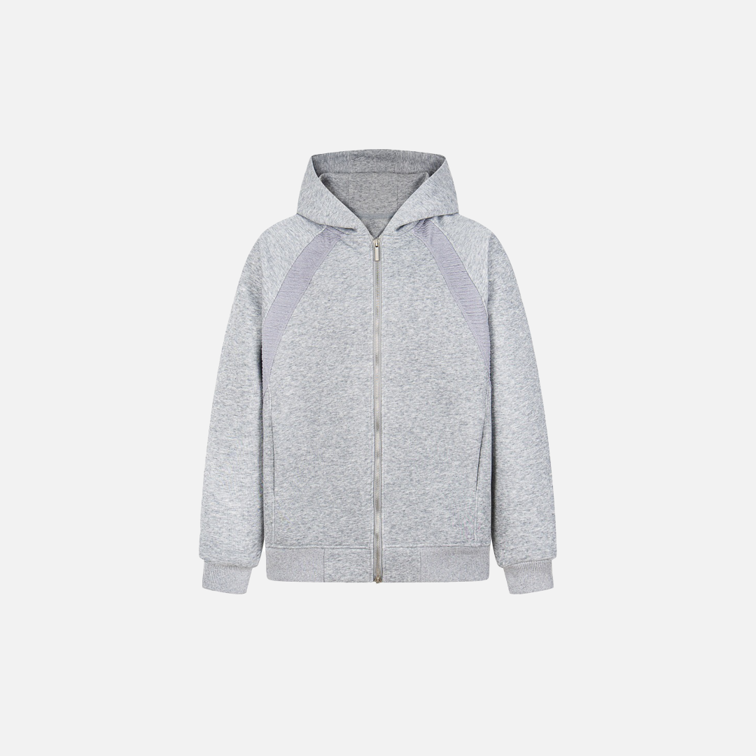 Y2K Stylischer Oversize-Kapuzenpullover mit Reißverschluss