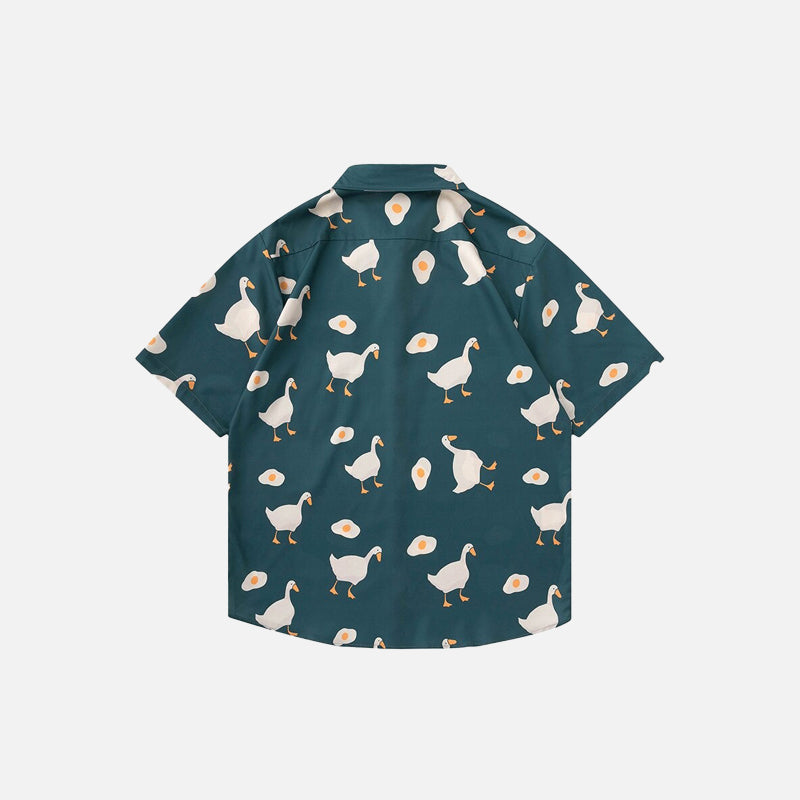 Chemise hawaïenne Goose