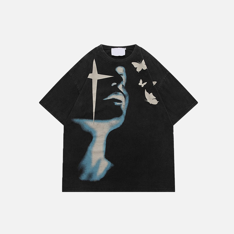 T-shirt Ombre et Papillons
