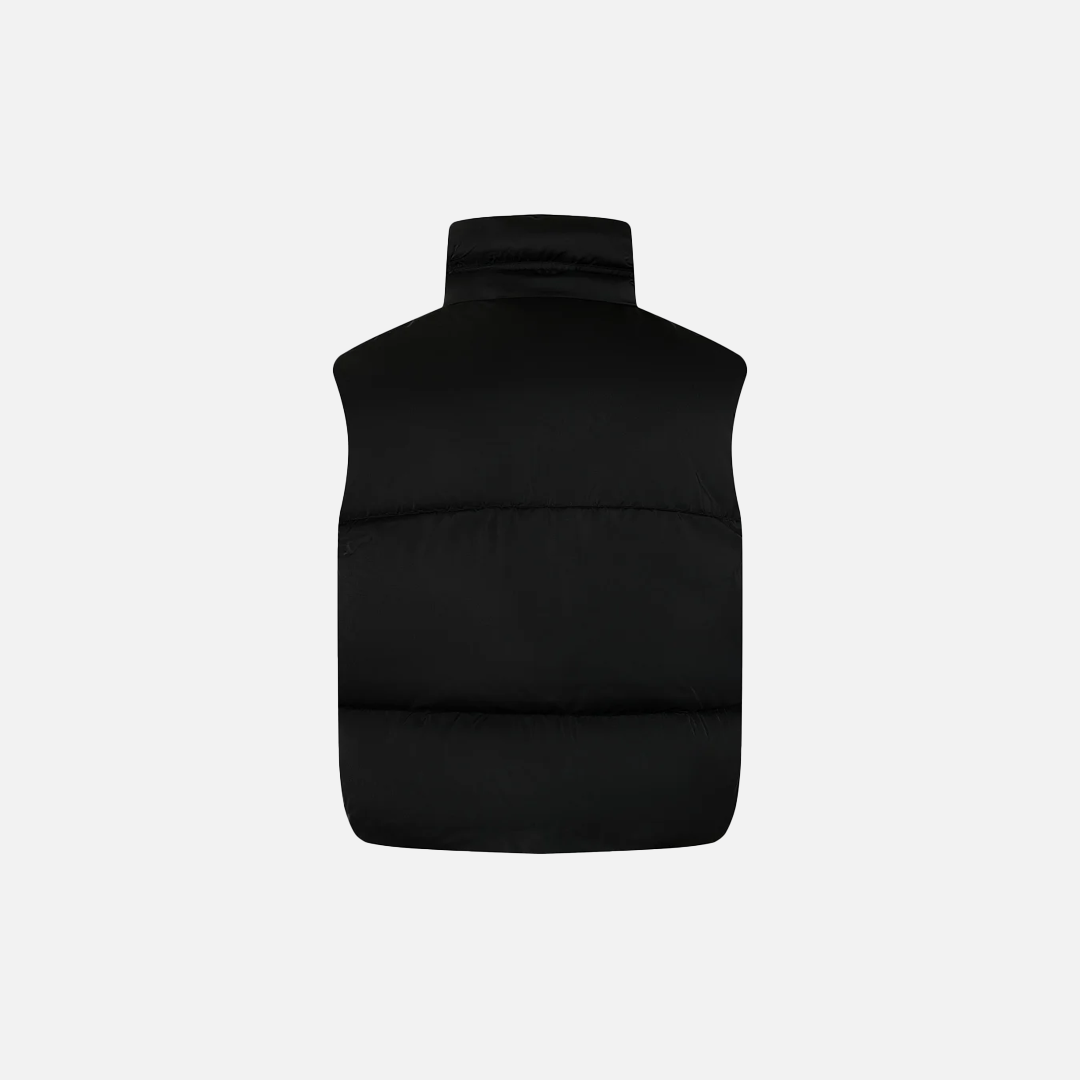 Gilet matelassé épais à col montant sans effort