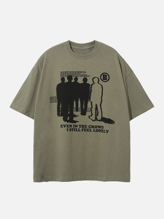 Lonely Crowd Vintage Oversized T-Shirt