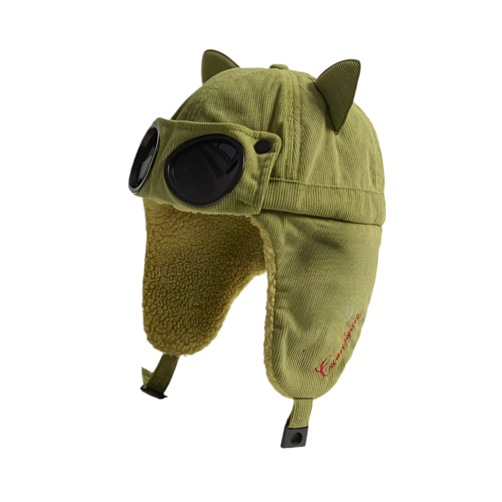 High-Quality Velvet Pilot Bomber Hat