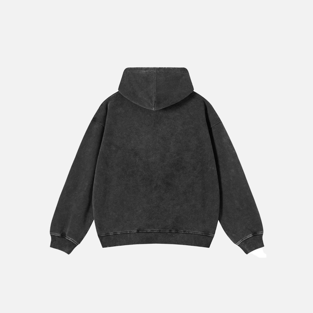 Sweat à capuche brodé d'insectes Y2K