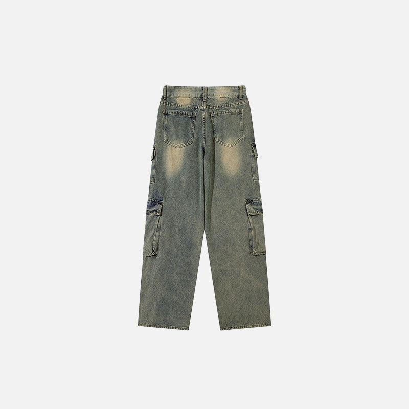 Baggy-Jeans mit mehreren Taschen