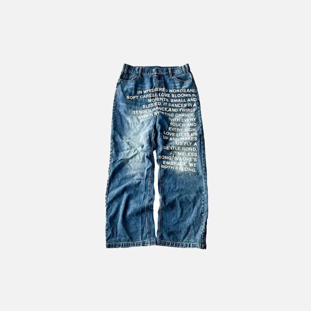 Whispered Denim Streetwear Jeans