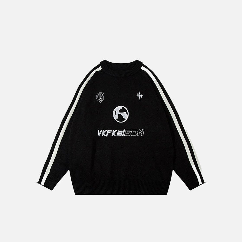 Sportlicher Pullover mit Farbakzenten