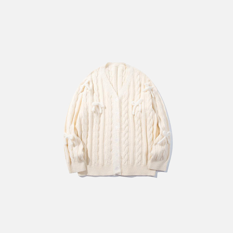 Pull en maille épaisse texturée