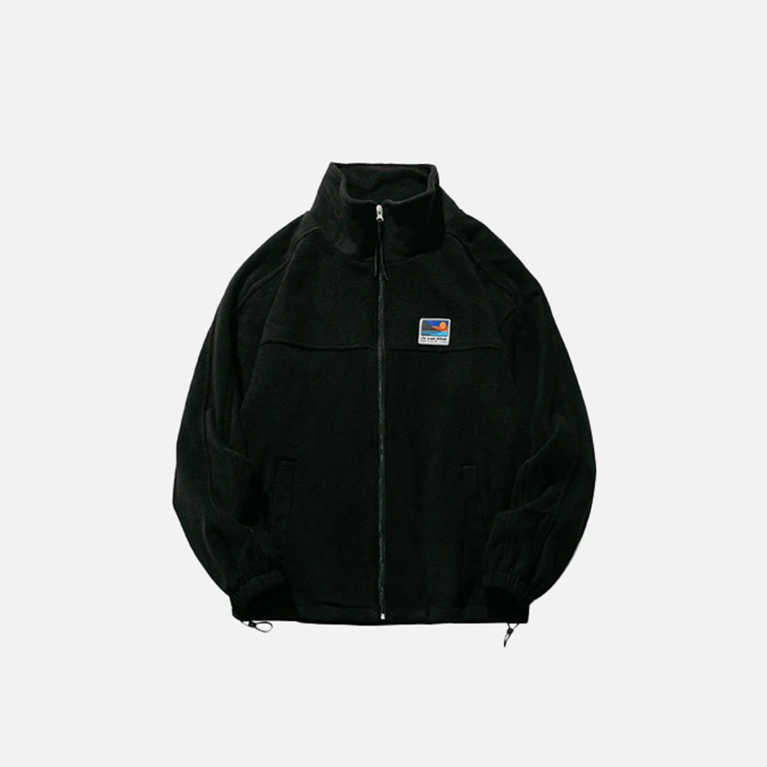 Heritage Fleece-Jacke mit Reißverschluss