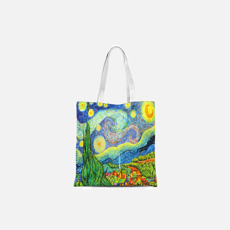 Sac fourre-tout écologique rétro vert