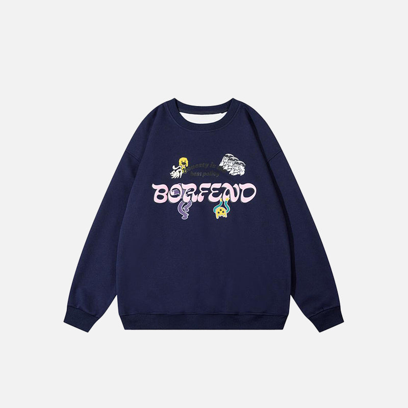 Sweat-shirt Honnêteté et Politique