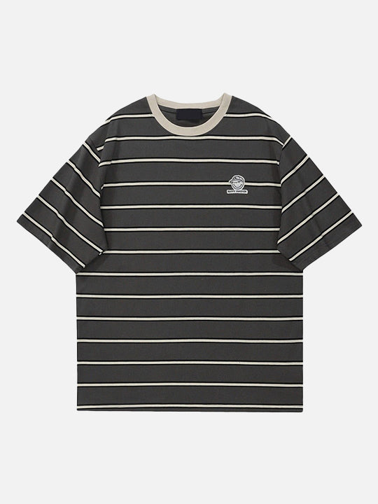 Vintage-T-Shirt mit Streifen