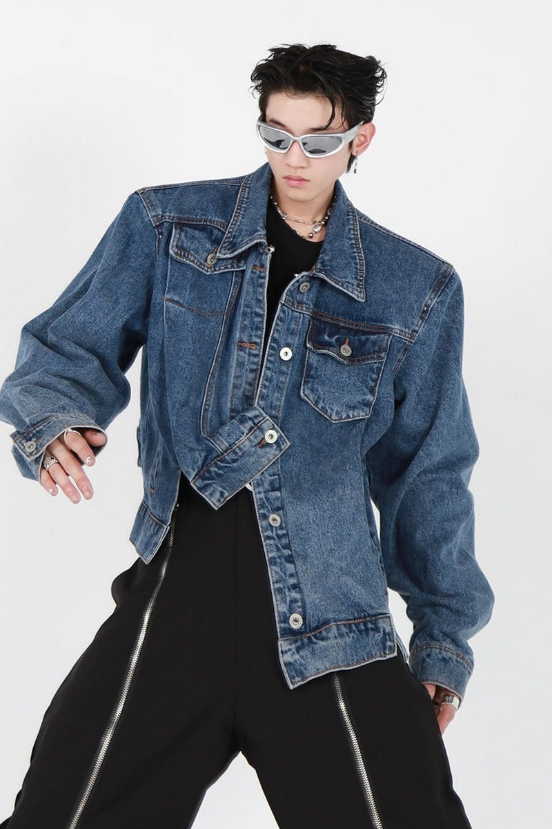 Unregelmäßige Jeansjacke
