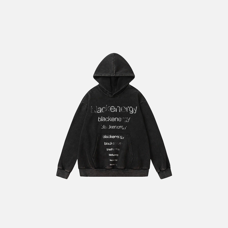 Hoodie mit energiegeladenem Look