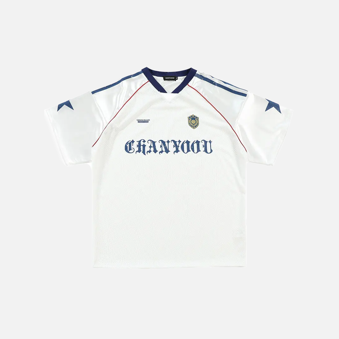 Streetwear Oversize Letter Star Graphic Sport T-Shirt