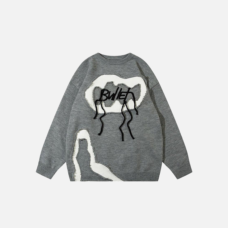 Pull ample à motif « Bullet »