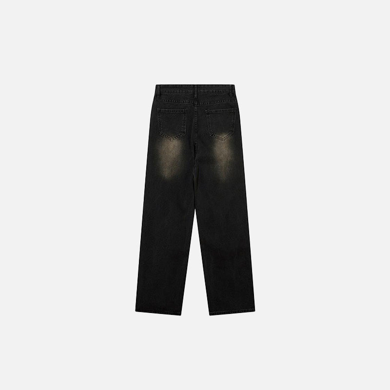 Jeans mit Sternenstickerei