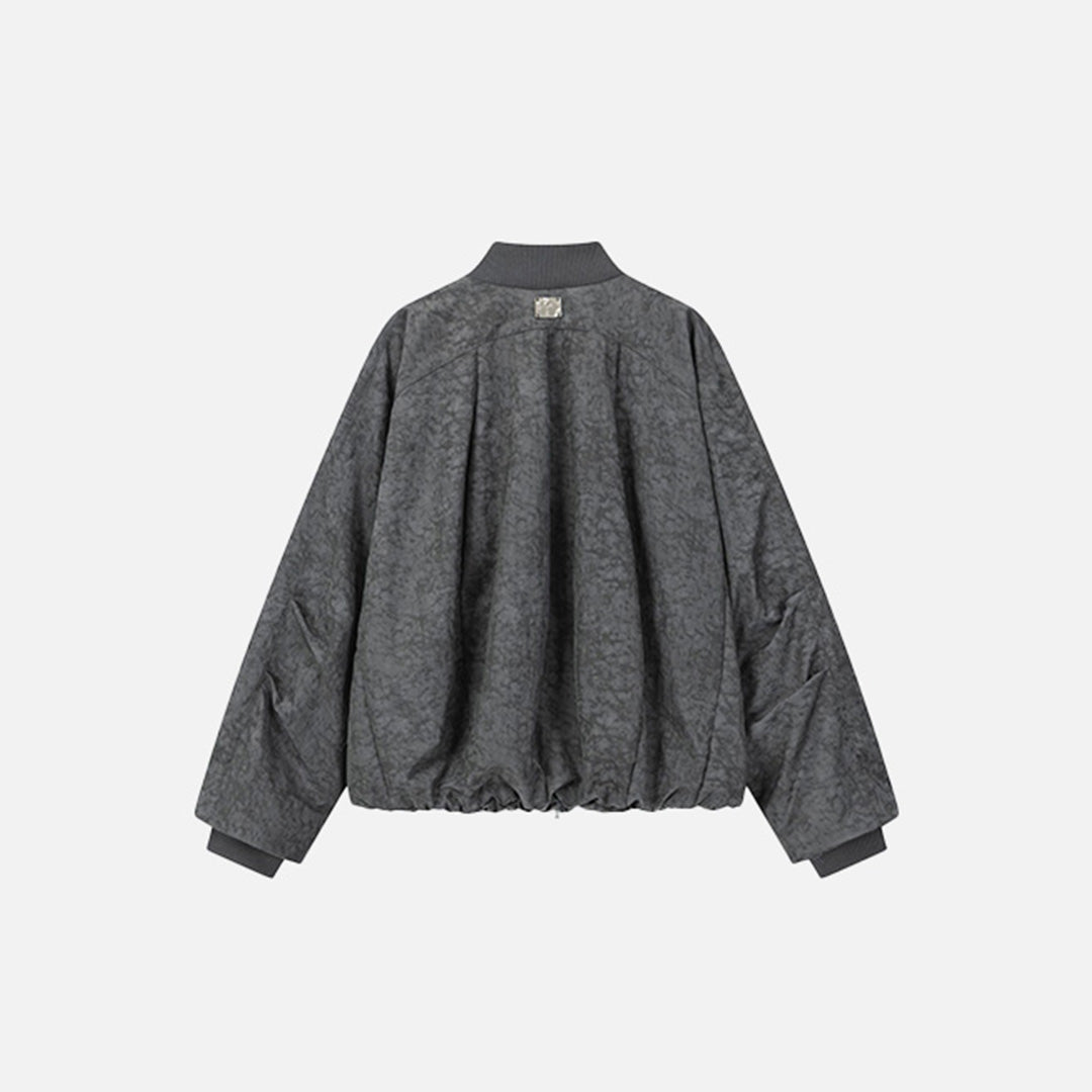 Veste délavée au charbon