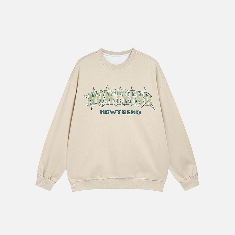 Sweatshirt mit neuem Trendprint