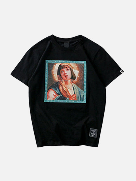 T-Shirt mit Jungfrau Maria