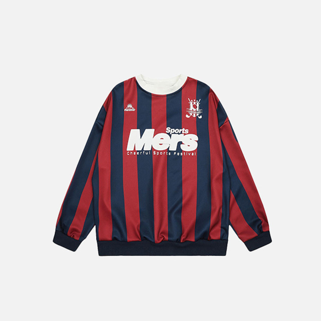 High Sports Streifen-T-Shirt