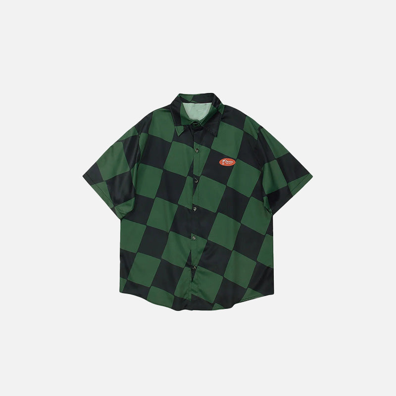 Chemise à carreaux