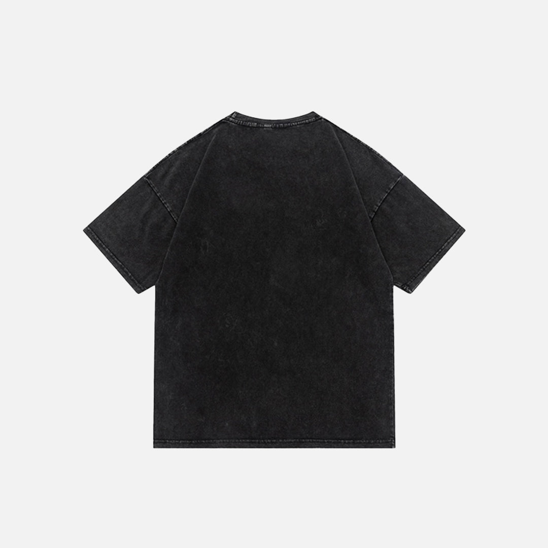 T-shirt délavé « Je me sens anxieux »