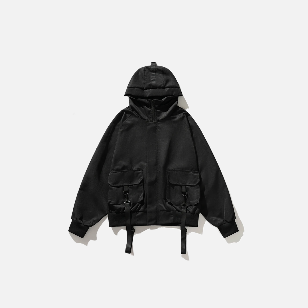 Amerikanische Arbeitsjacke mit hohem Kragen