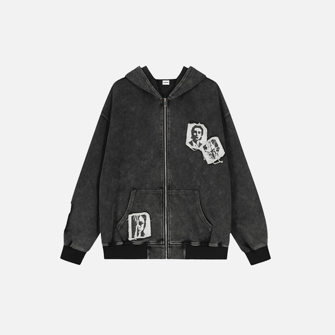 Y2K Gothic Vintage Punk Kapuzenpullover