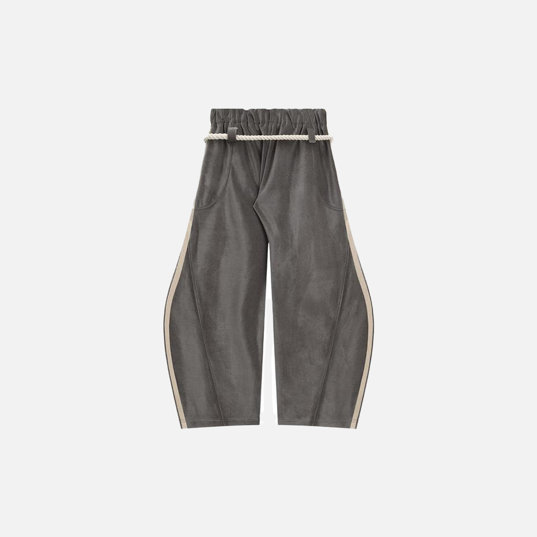 Stilvolle, importierte Retro-Jogginghose mit weitem Bein