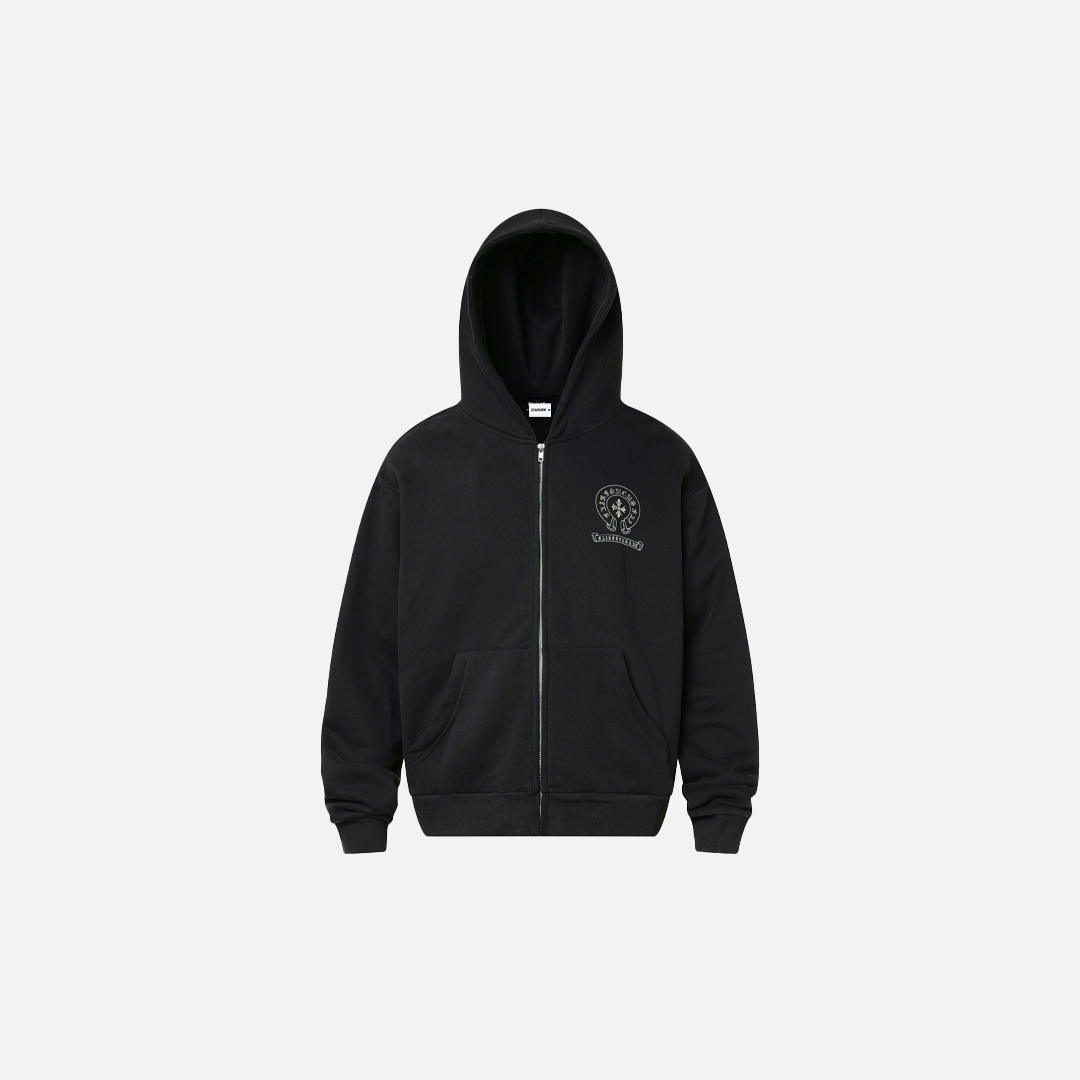 Herren-Sweatshirt im Gothic-Stil mit Kreuzprint