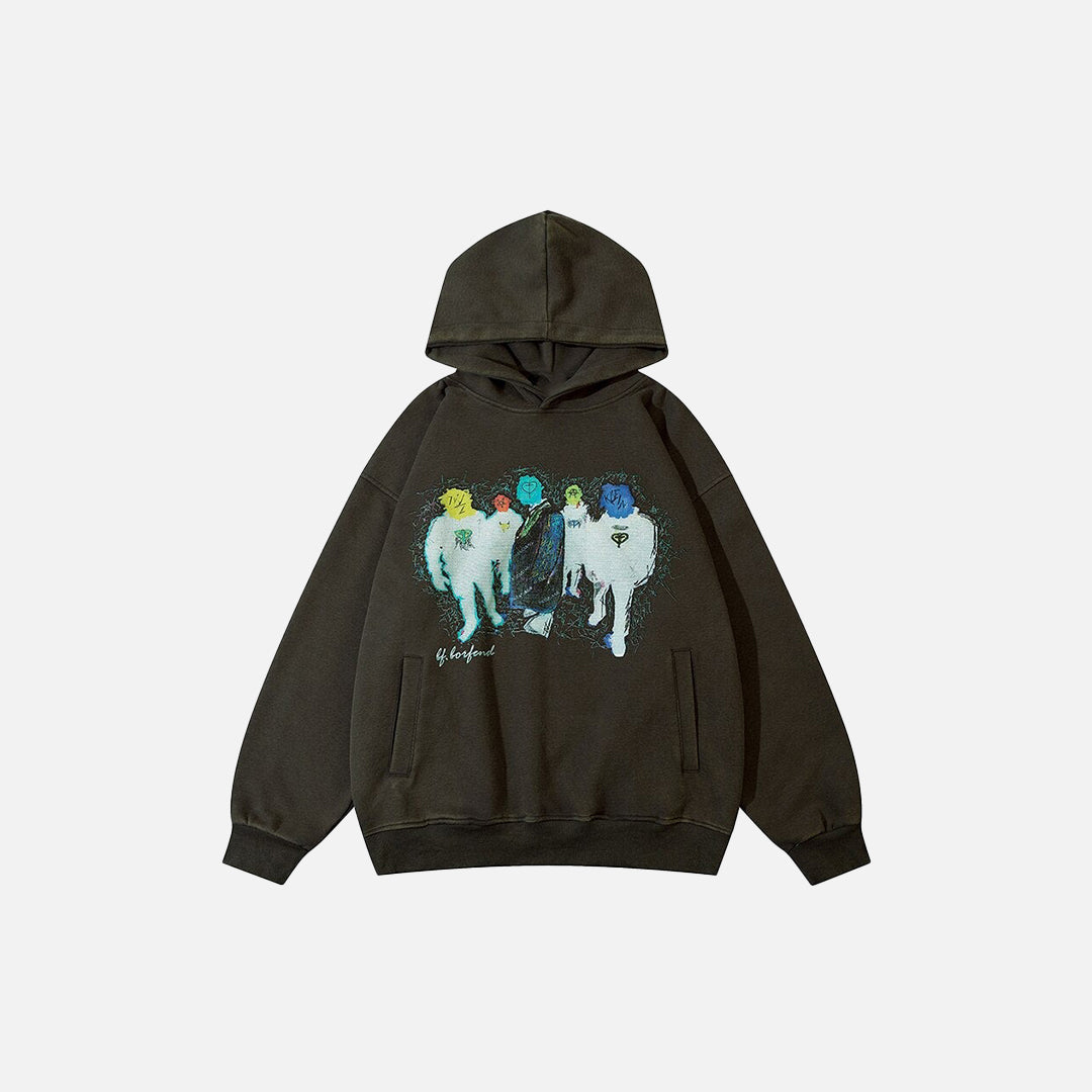 Le sweat à capuche du gang